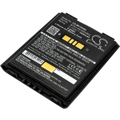 3.7V, 2400mAh, Li-ion Battery fits Symbol, Mc55, Mc5574, 8.88Wh