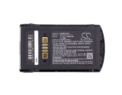 3.7V, 4800mAh, Li-ion Battery fits Motorola, Mc3200, Mc32n0, 17.76Wh