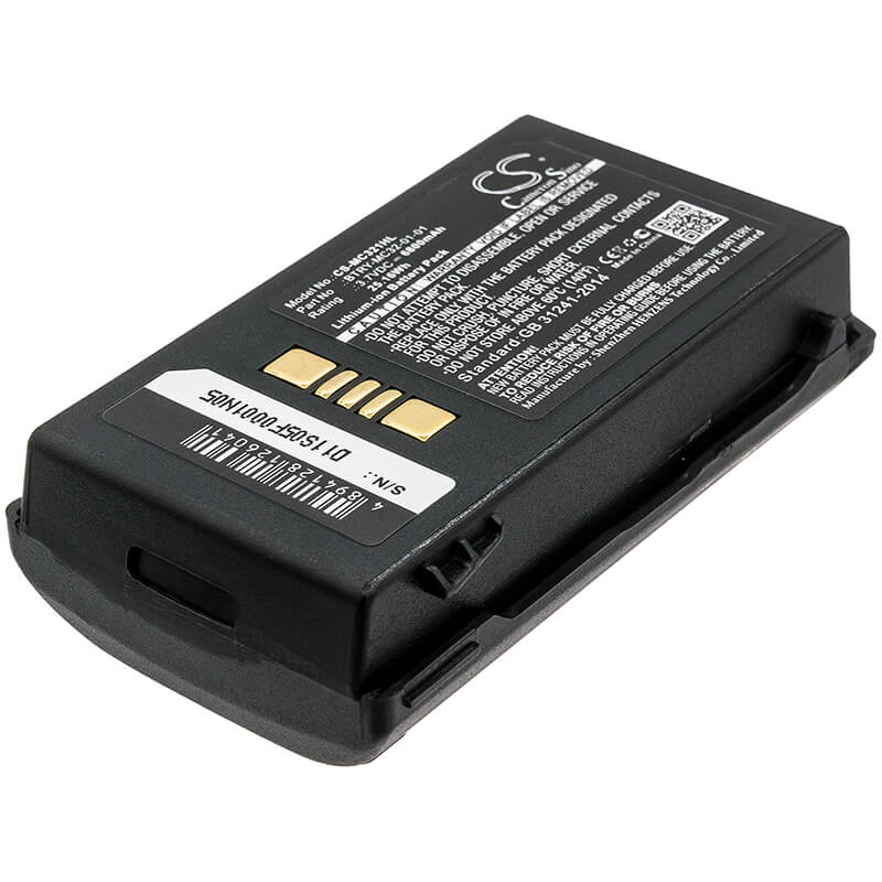 3.7V, 6800mAh, Li-ion Battery fits Motorola, Mc3200, Mc32n0, 25.16Wh