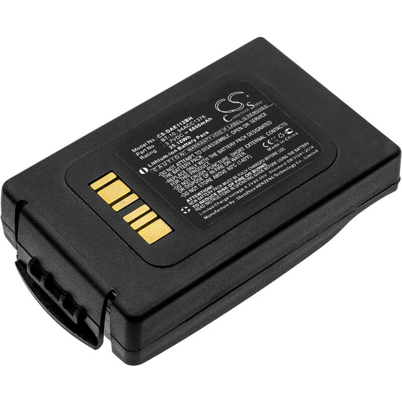 3.7V, 6800mAh, Li-ion Battery fits Datalogic, Elf, 25.16Wh