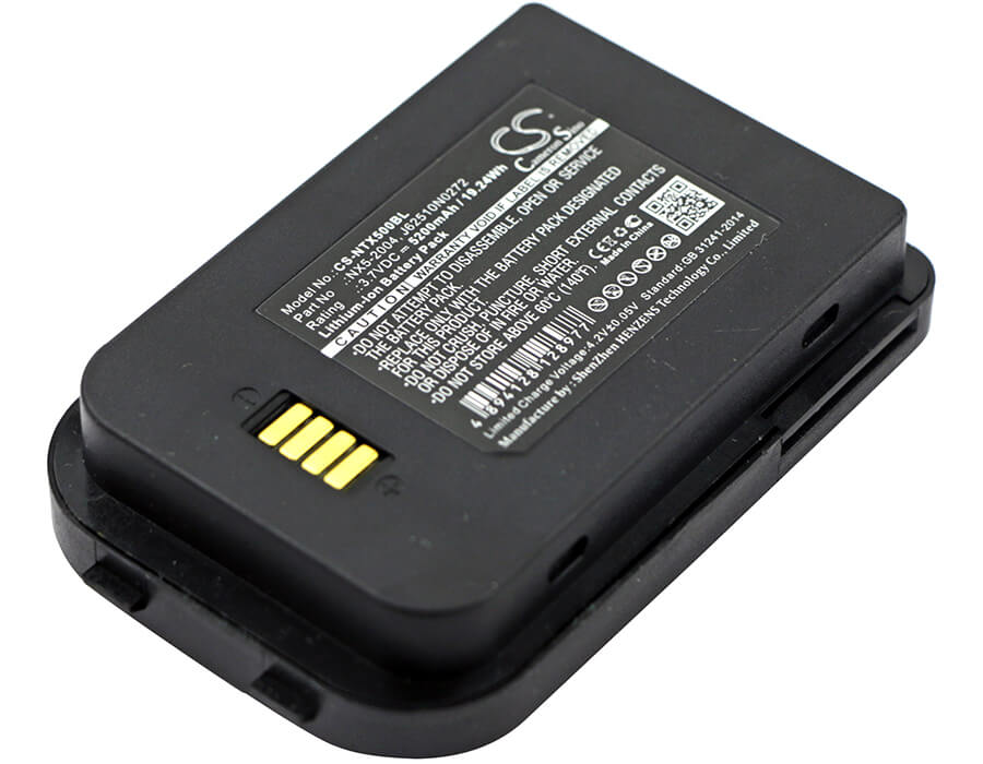 3.7V, 5200mAh, Li-ion Battery fits Bluebird, Pidion Bip-6000, 19.24Wh