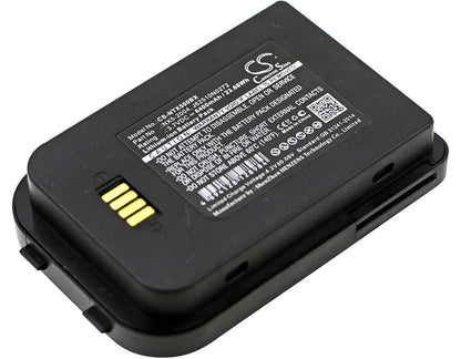 3.7V, 6400mAh, Li-ion Battery fits Handheld, Nautiz X5 Eticket, 23.68Wh