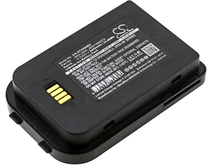 3.7V, 6400mAh, Li-ion Battery fits Nautiz, X5 Eticket, 23.68Wh