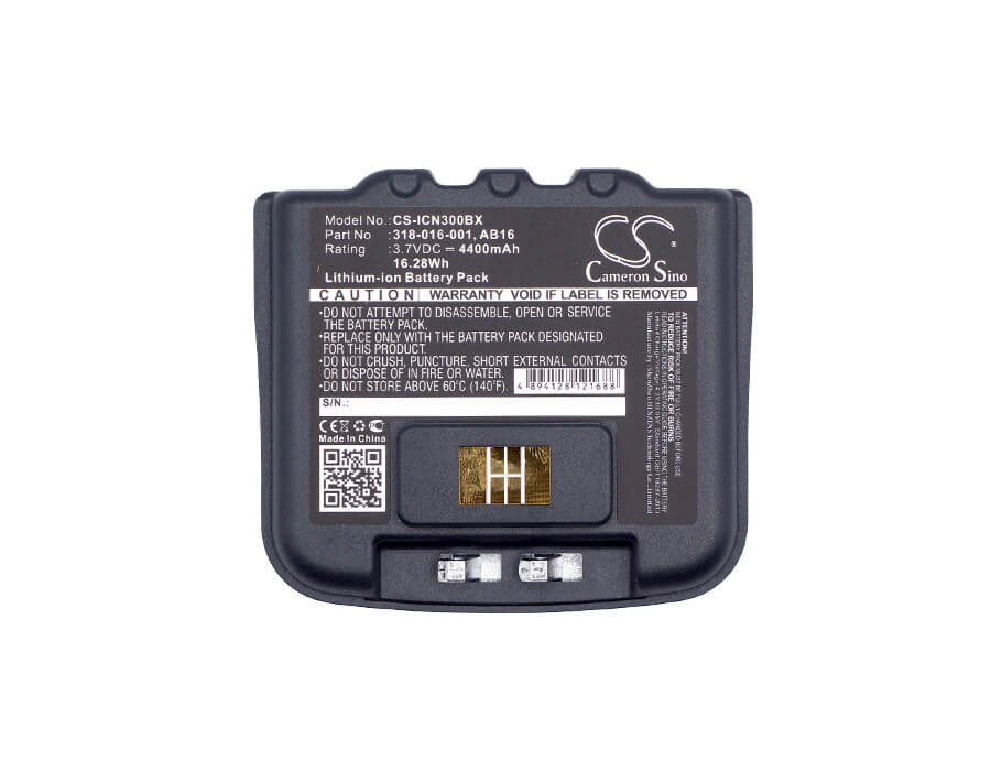 3.7V, 4400mAh, Li-ion Battery fits Intermec, Cn3, Cn3e, 16.28Wh
