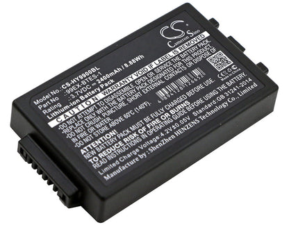 3.7V, 2400mAh, Li-ion Battery fits Dolphin, 99ex, 99ex-btec, 8.88Wh