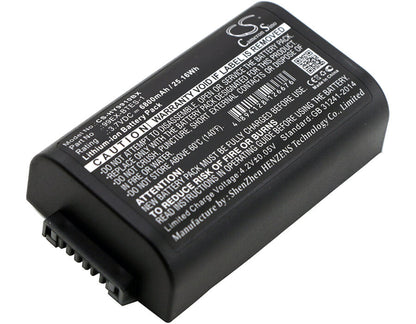 3.7V, 6800mAh, Li-ion Battery fits Honeywell, 99exhc, 99gx, 25.16Wh