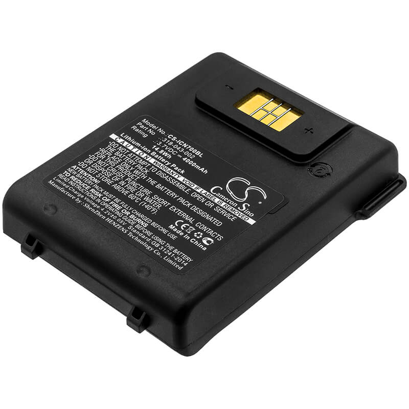 3.7V, 4000mAh, Li-ion Battery fits Intermec, Cn70, Cn70e, 14.8Wh