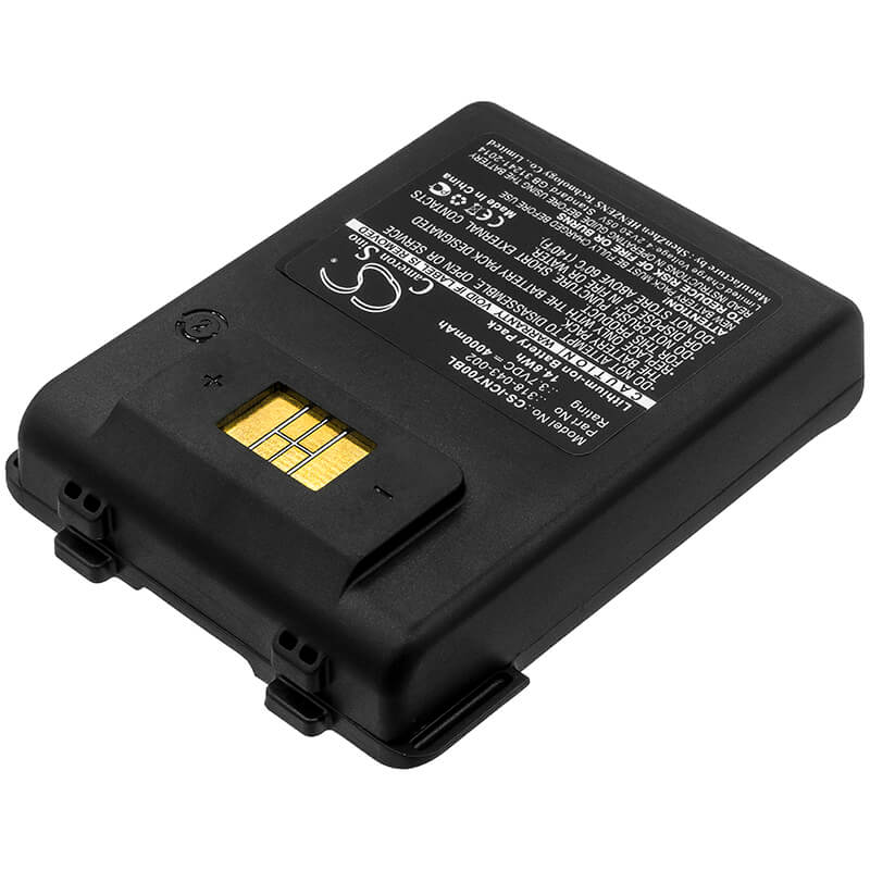 3.7V, 4000mAh, Li-ion Battery fits Intermec, Cn70, Cn70e, 14.8Wh