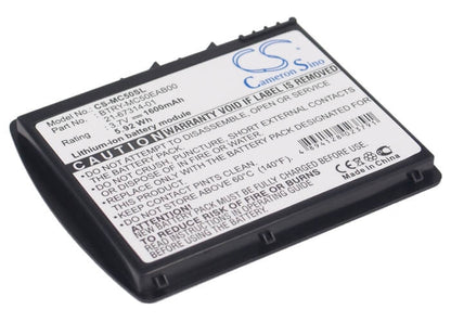 3.7V, 1600mAh, Li-ion Battery fits Symbol, Mc50, Mc5040, 5.92Wh