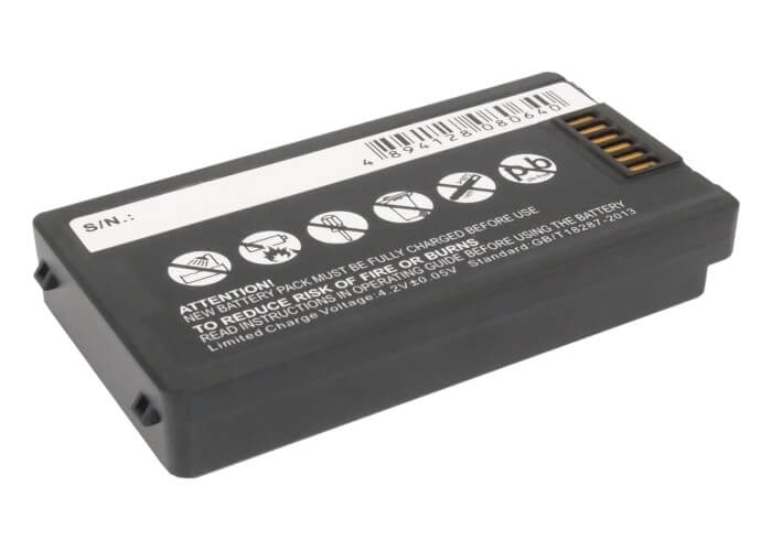 3.7V, 2500mAh, Li-Polymer Battery fits Symbol, Mc3100, Mc3190, 9.25Wh