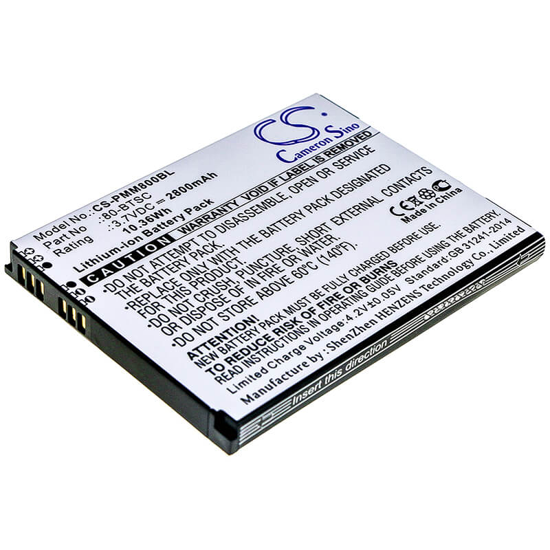 3.7V, 2800mAh, Li-ion Battery fits Point Mobile, Pm80, 10.36Wh