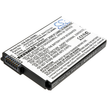3.8V, 4000mAh, Li-ion Battery fits Datalogic, Btdl35, Memor 10, 15.2Wh
