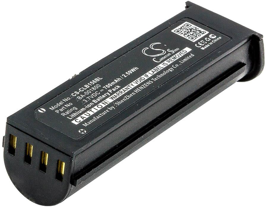 3.7V, 700mAh, Li-ion Battery fits Cipherlab, 1560, 1562, 2.59Wh