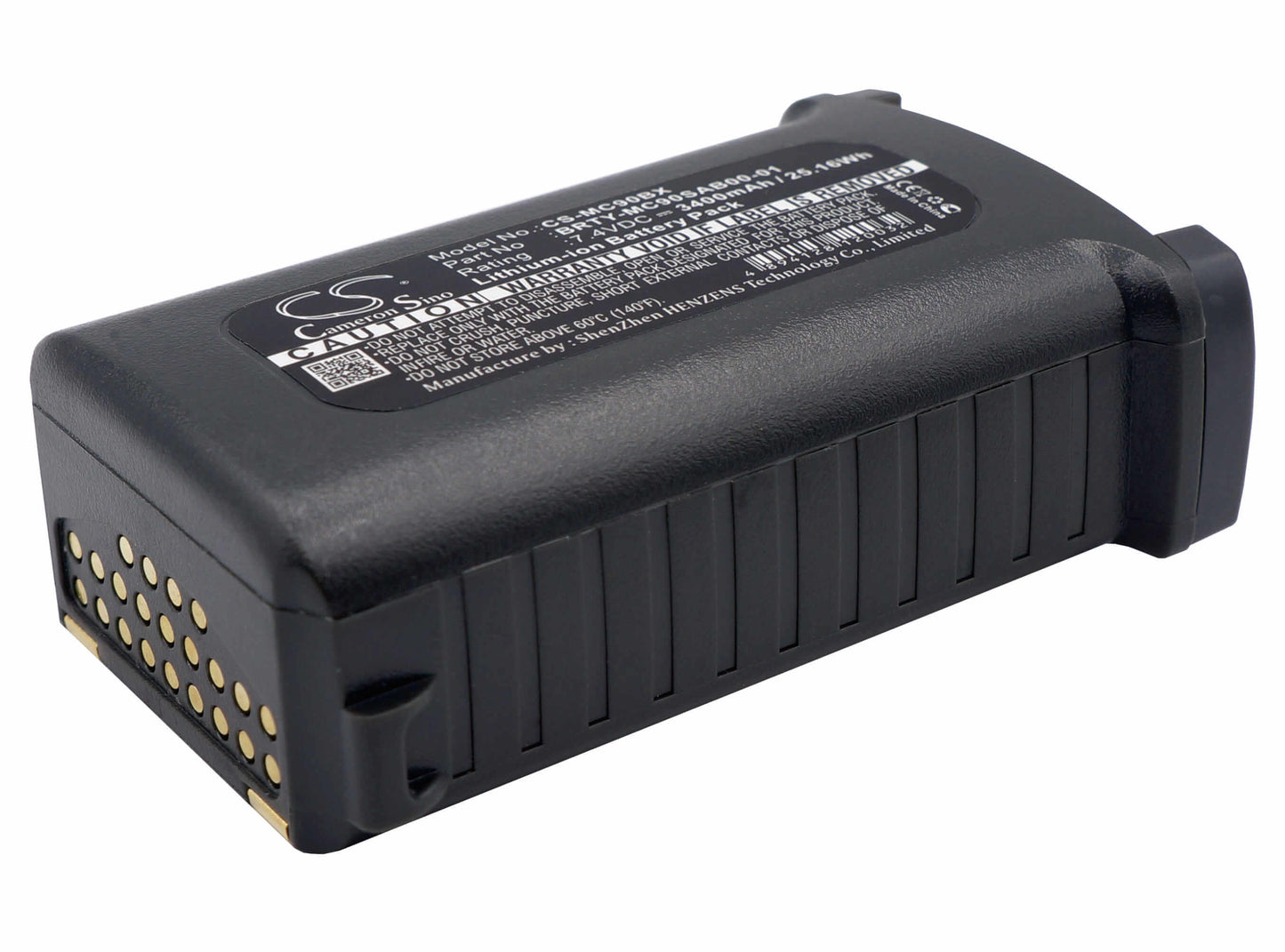 7.4V, 3400mAh, Li-ion Battery fits Symbol, Mc9000, Mc9000-g, 25.16Wh