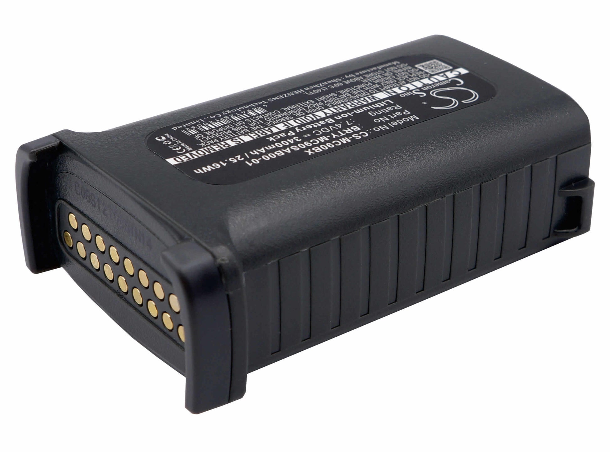 7.4V, 3400mAh, Li-ion Battery fits Symbol, Mc9000, Mc9000-g, 25.16Wh