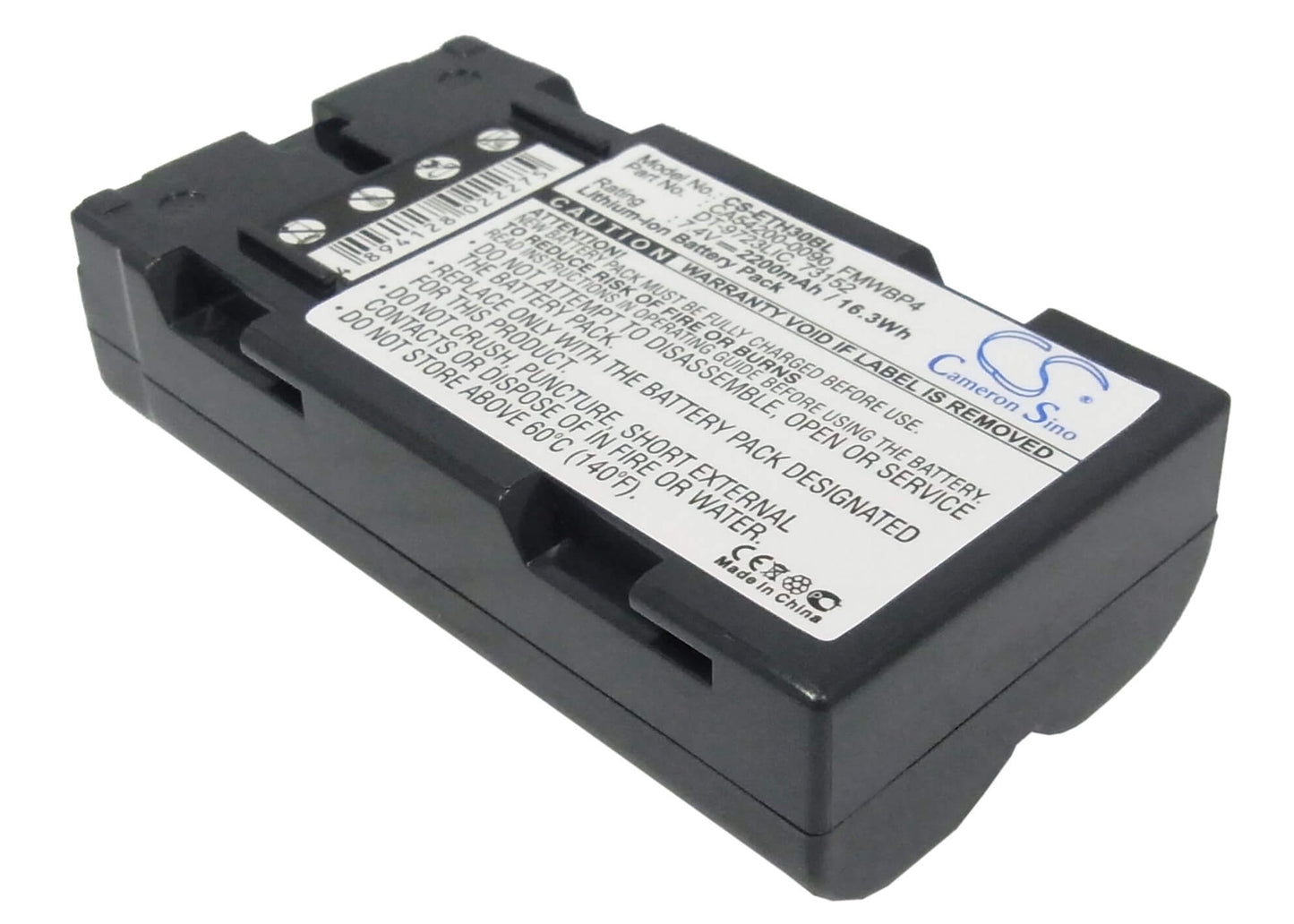 7.4V, 2200mAh, Li-ion Battery fits Fujitsu, Stylistic 500, 16.28Wh