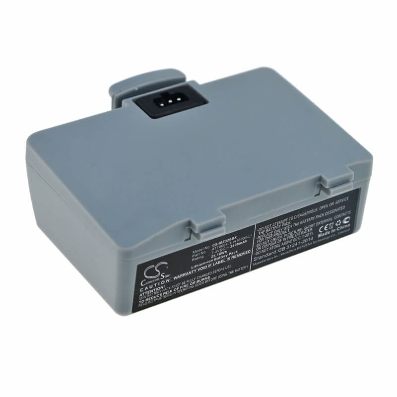 7.4V, 3400mAh, Li-ion Battery fits Zebra, Ql220, Ql220 Plus, 25.16Wh