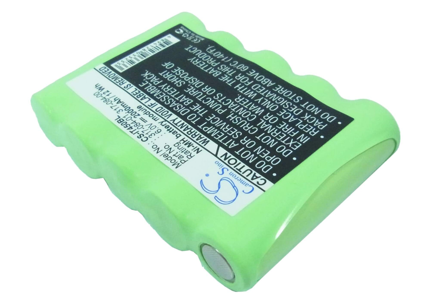 6.0V, 2000mAh, Ni-MH Battery fits Intermec, Pen Key 4000, Pen Key 4500, 12Wh