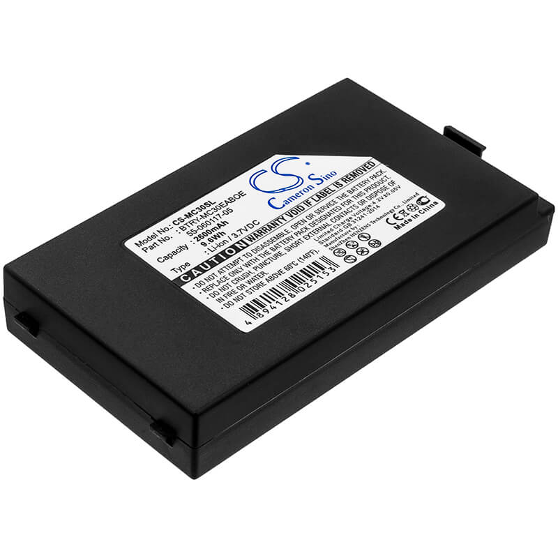3.7V, 2600mAh, Li-ion Battery fits Symbol, Mc30, Mc3000, 9.62Wh