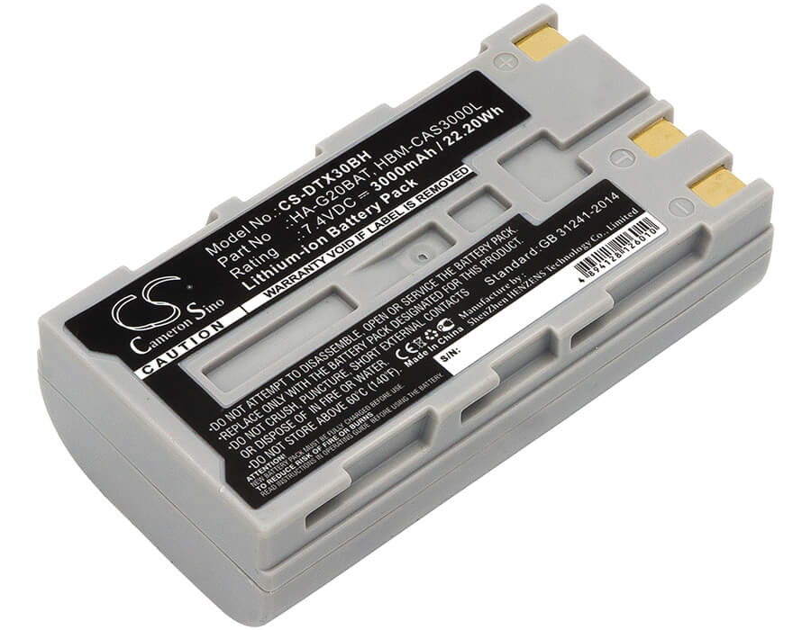 7.4V, 3000mAh, Li-ion Battery fits Hioki, Lr8510, Lr8511, 22.2Wh