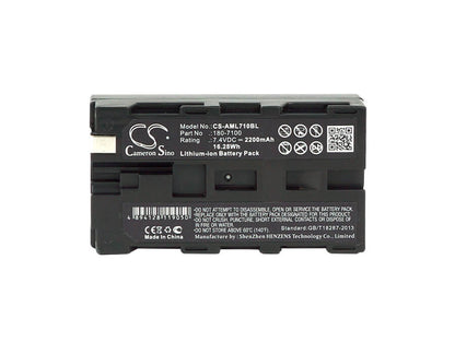 7.4V, 2200mAh, Li-ion Battery fits Aml, 5900, 7100, 16.28Wh