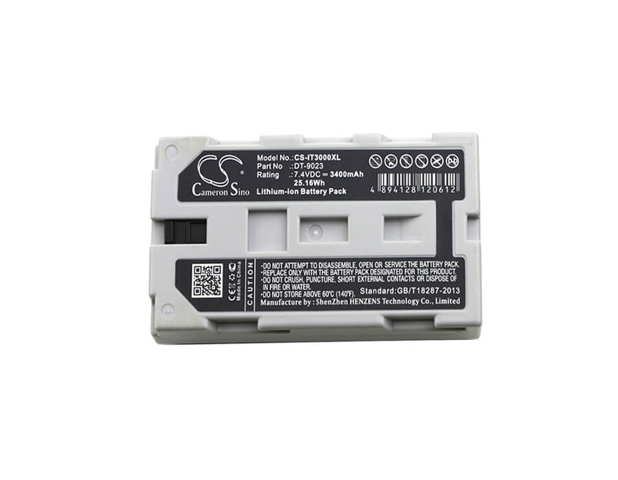 7.4V, 3400mAh, Li-ion Battery fits Casio, It2000, It-2000, 25.16Wh