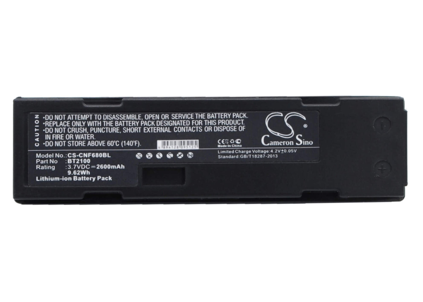 3.7V, 2600mAh, Li-ion Battery fits Cino, 680bt, F680bt, 9.62Wh