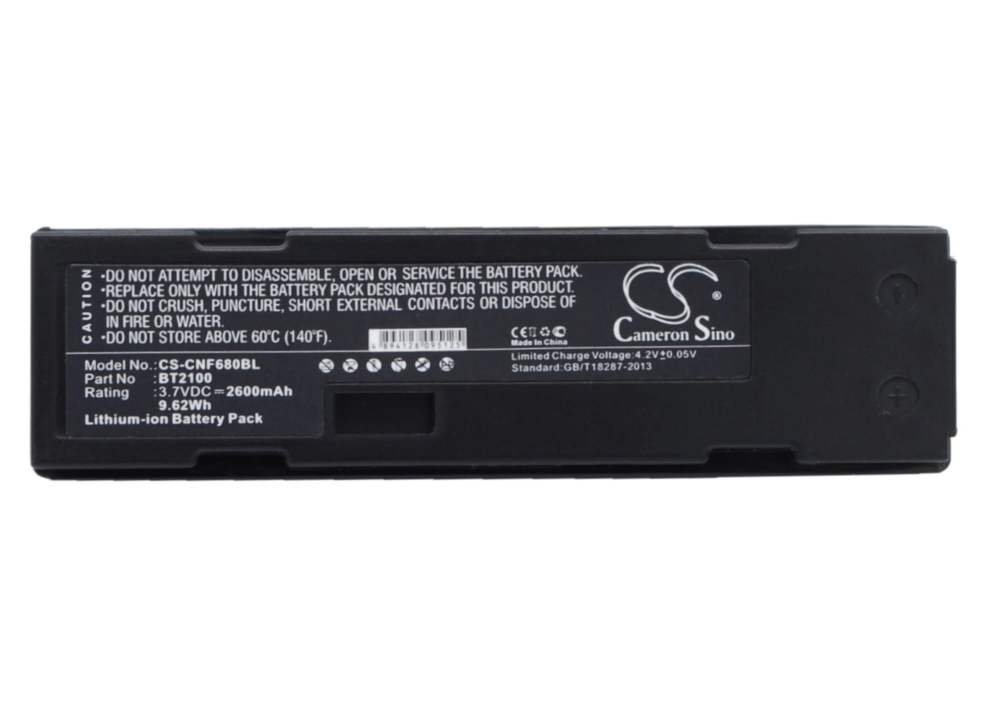 3.7V, 2600mAh, Li-ion Battery fits Cino, 680bt, F680bt, 9.62Wh