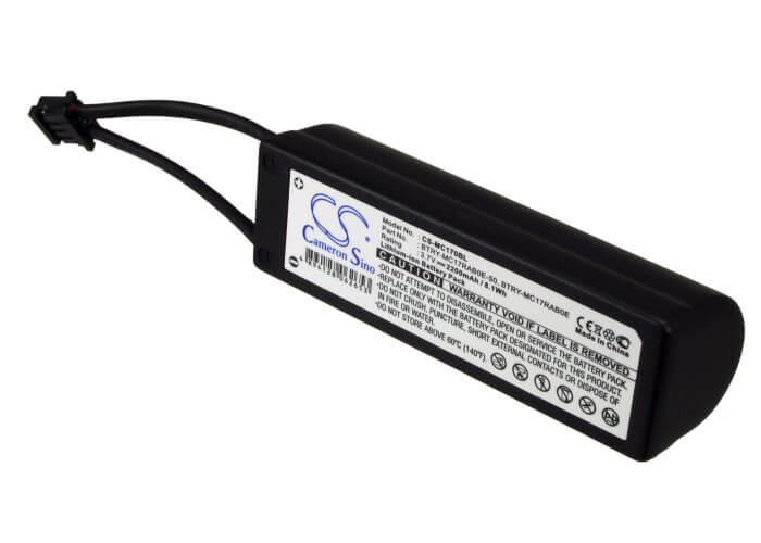 3.7V, 2200mAh, Li-ion Battery fits Symbol, Mc17, Mc17a, 8.14Wh