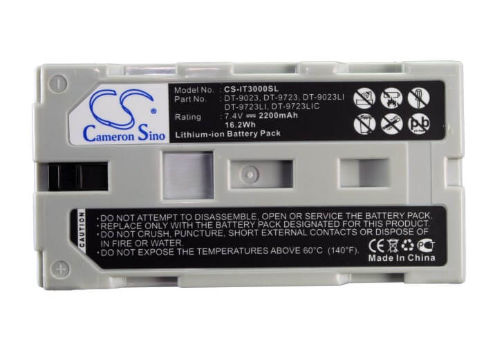 7.4V, 2200mAh, Li-ion Battery fits Casio, It2000, It-2000, 16.28Wh