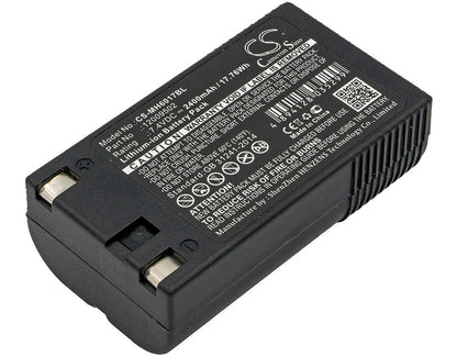 7.4V, 2400mAh, Li-ion Battery fits Paxar, 6017 Handiprinter, 6032 Pathfinder, 17.76Wh