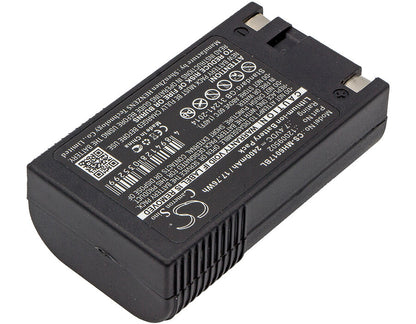 7.4V, 2400mAh, Li-ion Battery fits Paxar, 6017 Handiprinter, 6032 Pathfinder, 17.76Wh