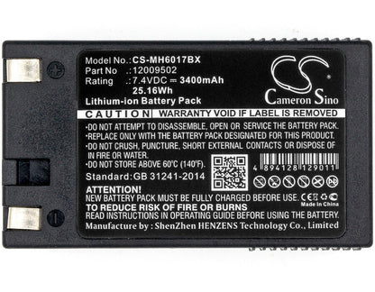 7.4V, 3400mAh, Li-ion Battery fits Sierra, Sport 2, Sport 9460, 25.16Wh