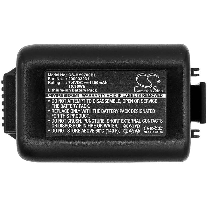 7.4V, 1400mAh, Li-ion Battery fits Dolphin, 9700 Handheld, 10.36Wh