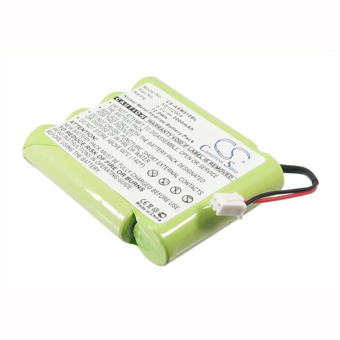 6.0V, 2000mAh, Ni-MH Battery fits Gemalto, 3w, M5, 12Wh