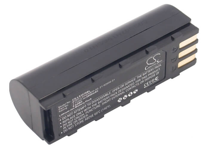 3.7V, 2600mAh, Li-ion Battery fits Symbol, Ds3478, Ds3578, 9.62Wh