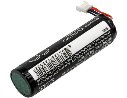 3.7V, 3400mAh, Li-ion Battery fits Gryphon, Gm4100, Rbp-gm40, 12.58Wh