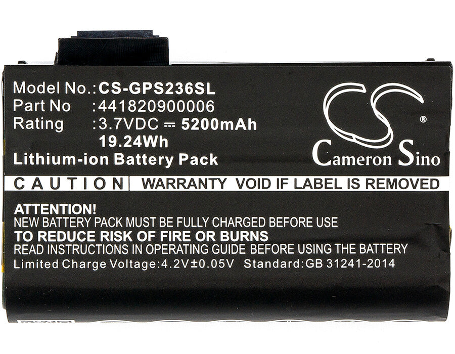 3.7V, 5200mAh, Li-ion Battery fits Adirpro, Ps236b, 19.24Wh