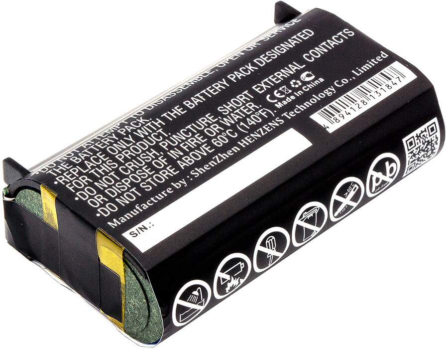 3.7V, 6800mAh, Li-ion Battery fits Nautiz, X7, 25.16Wh
