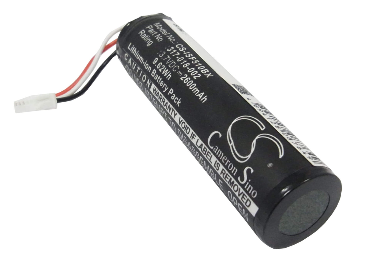 3.7V, 2600mAh, Li-ion Battery fits Honeywell, In51l3-d, Sf51, 9.62Wh