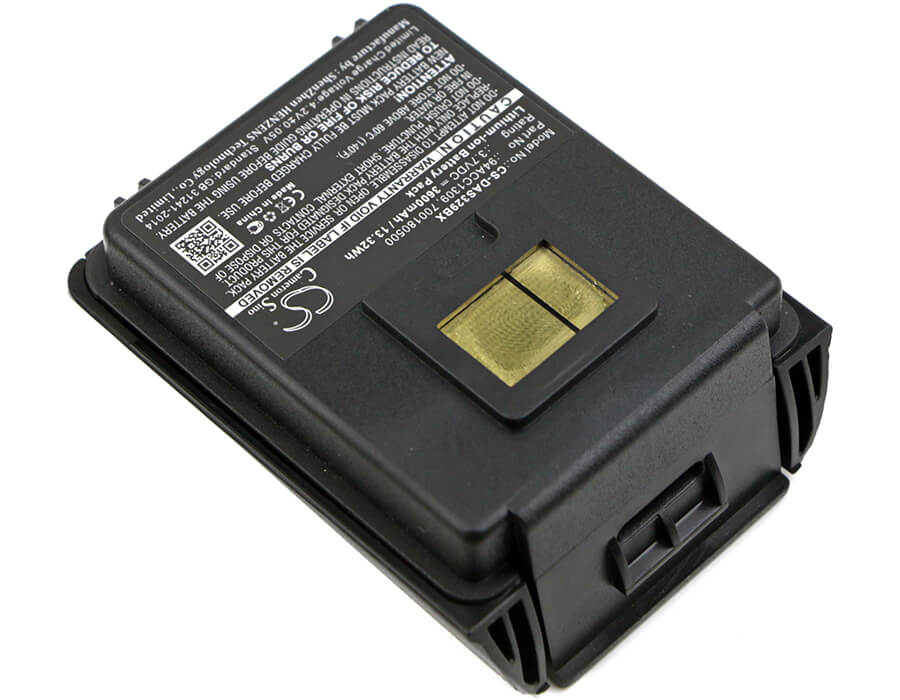 3.7V, 3600mAh, Li-ion Battery fits Datalogic, Skorpio, Skorpio Gun, 13.32Wh