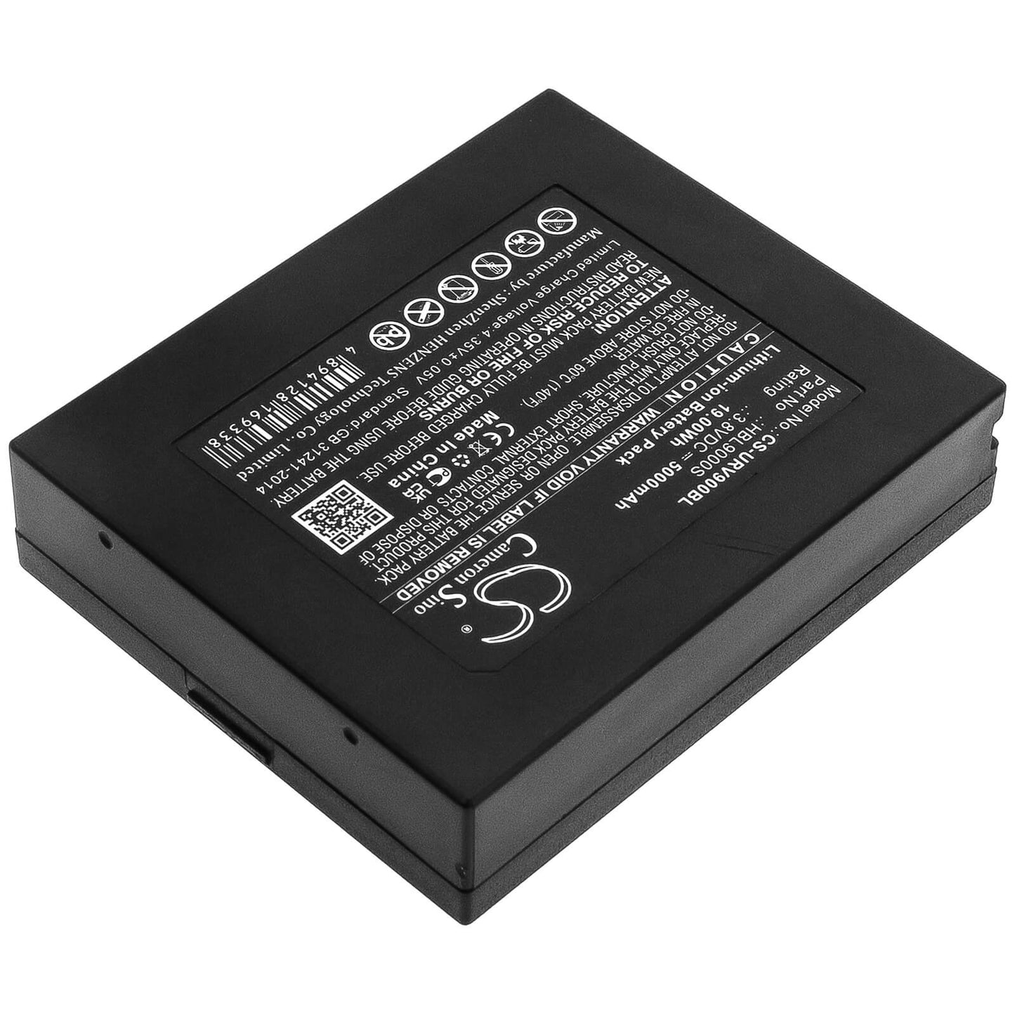 3.8V, 5000mAh, Li-ion Battery fits Urovo, I9000s, 19Wh