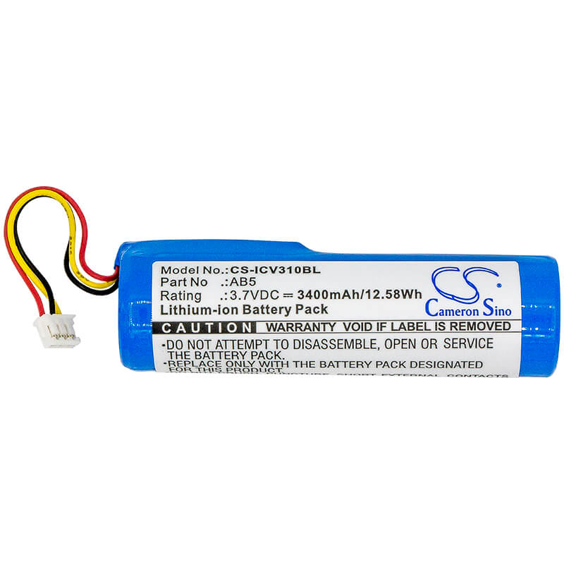 3.7V, 3400mAh, Li-ion Battery fits Intermec, Cv30, Cv30_x000d, 12.58Wh