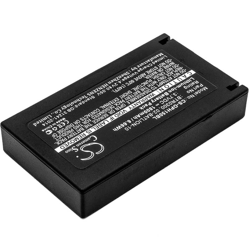 3.7V, 1800mAh, Li-ion Battery fits Opticon, H15, H-15a, 6.66Wh