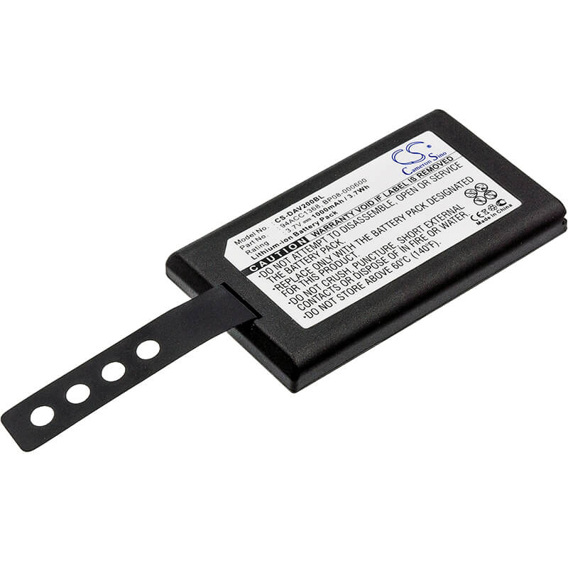 3.7V, 1000mAh, Li-ion Battery fits Wasp, Dt10, Dt10rf, 3.7Wh