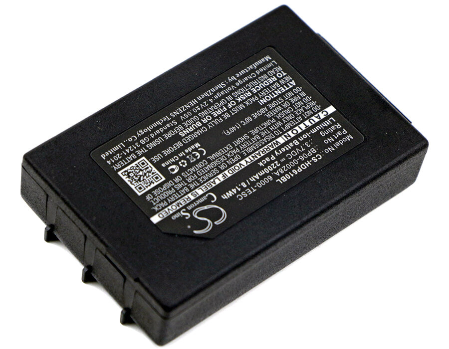 3.7V, 2200mAh, Li-ion Battery fits Dolphin, 6000lu1, 6100, 8.14Wh