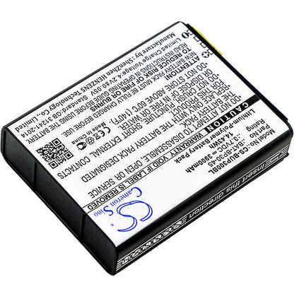3.7V, 3900mAh, Li-Polymer Battery fits Bluebird, Bm180, Bp30, 14.43Wh