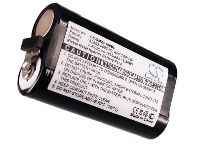 2.4V, 1600mAh, Ni-MH Battery fits Psion, Workabout Mx Series, Workabout Rf Series, 3.84Wh
