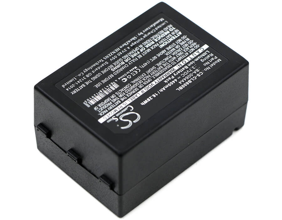 3.7V, 4400mAh, Li-ion Battery fits Cipherlab, Cp60, Cp60g, 16.28Wh