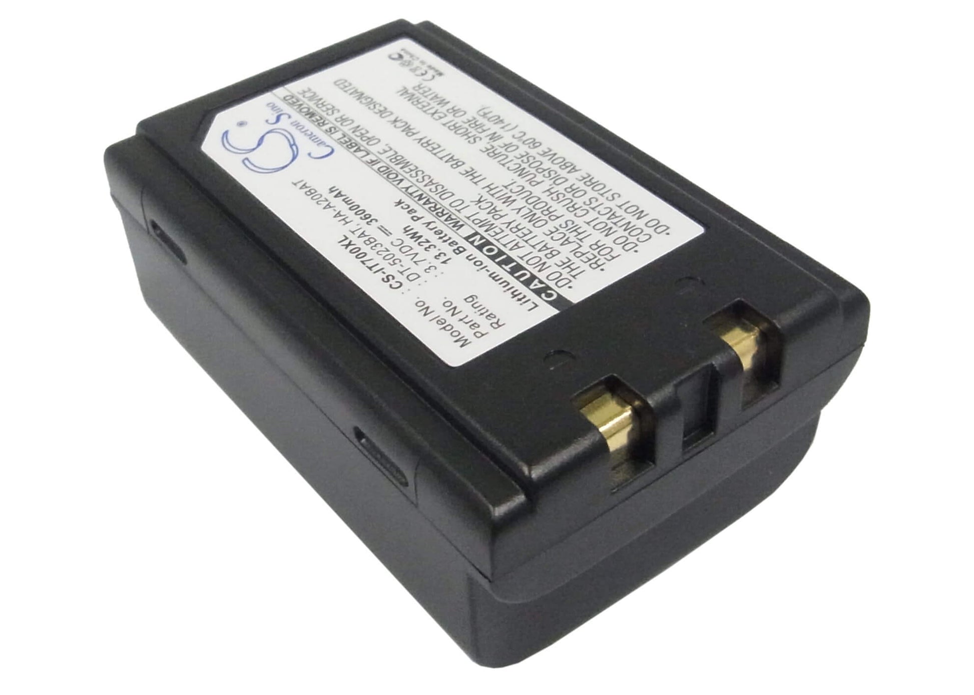 3.7V, 3600mAh, Li-ion Battery fits Banksys, Xentissimo, 13.32Wh